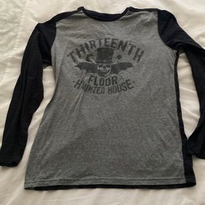 Thirteenth floor haunted house long sleeve shirt